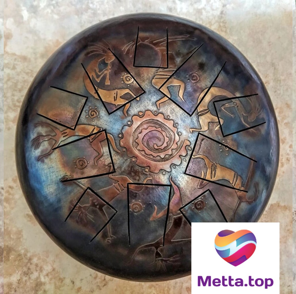 Купить Глюкофон, тональный лепестковый барабан, Хенг, Ханг, Хенгдрам, Хендпан, steel tongue drum, tank drum, Hantdrum, hapidram в Алматы, Нур-Султане, Астане, доставка по Казахстану - Metta.top Купить Глюкофон, тональный лепестковый барабан, Хенг, Ханг, Хенгдрам, Хендпан, steel tongue drum, tank drum, Hantdrum, hapidram в Алматы, Нур-Султане, Астане, доставка по Казахстану - Metta.top